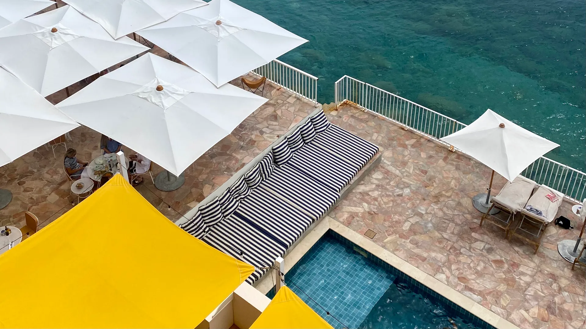 Poolside at Les Roches Rouges Hotel, Saint Raphaël - A Beaumier Hotel